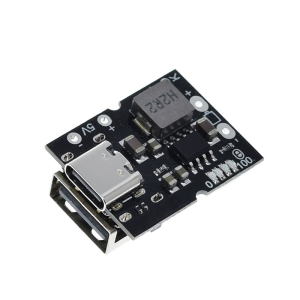 Type-C USB Boost Converter,Lithium Battery Charging Protection Board with LED Display